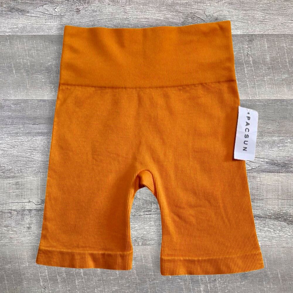 PacSun LA Hearts NEW Ribbed Biker Short Womens XS Active Seamless High Rise